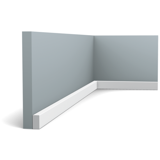 Listwa przypodłogowa ORAC Decor SX194. Kolor: biały. Wymiary: 10x20x2000 mm.
