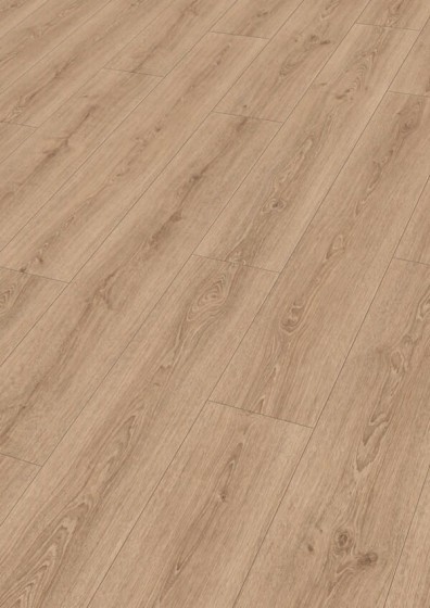 Meister Dąb Szypułkowy Naturalny 6983; DD 600 S ze zintegrowanym podkładem, AquaSafe; V-Fuga x 4; Wymiar: 9x220x1287 mm; Klasa:23/33.