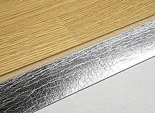 Meister Silence 15 DB; rolka 8,5 m2; podkład wygłuszający z podklejoną folią aluminiową; w zestawie również taśma aluminiowa do klejenia brzegów, grubość podkładu: 2mm.