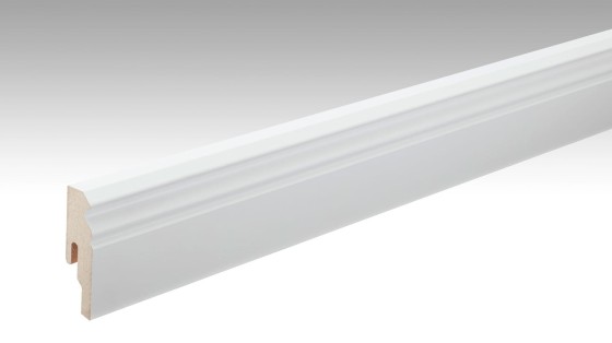 Meister Listwa Przypodłogowa 10 PK; MDF BIEL NATURALNA Połysk DF; 18x60x2500 mm
