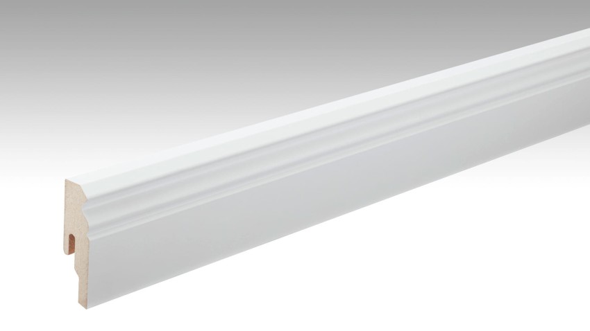 Meister Listwa Przypodłogowa 10 PK; MDF BIEL NATURALNA Połysk DF; 18x60x2500 mm