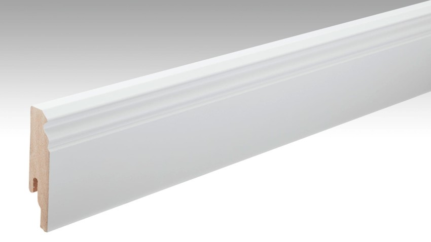 Meister Listwa Przypodłogowa 11 PK; MDF BIEL NATURALNA Połysk DF; 18x80x2500 mm