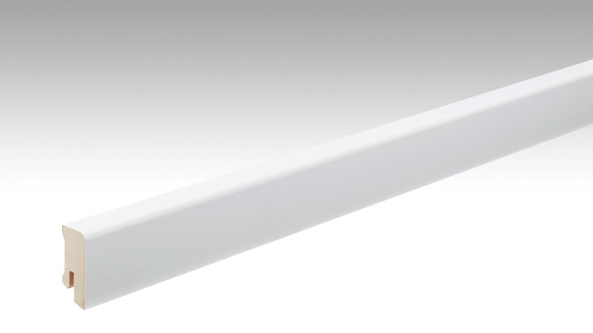 Meister Listwa Przypodłogowa 14 MK; MDF BIEL NATURALNA Połysk DF; 16x38x2500 mm 
