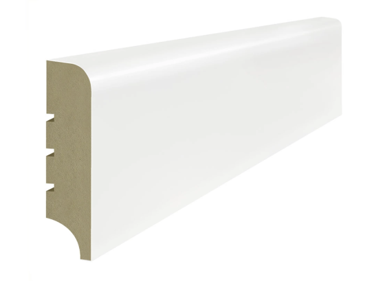 Lagrus CLASSIC 19 R10 Listwa MDF Biała RAL 9003; Wymiar: 19x80x2440 mm