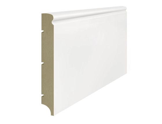 Lagrus TALIA 150 Listwa MDF Biała RAL 9003; Wymiar: 16x150x2440 mm