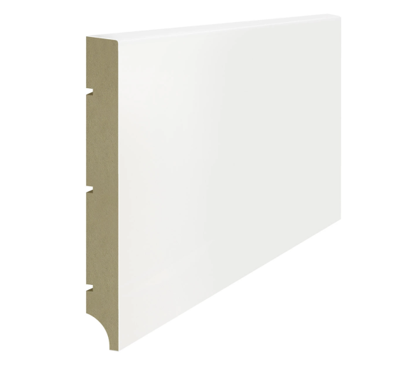 Lagrus STANDARD 150 Listwa MDF Biała RAL 9003; Wymiar: 16x150x2440 mm