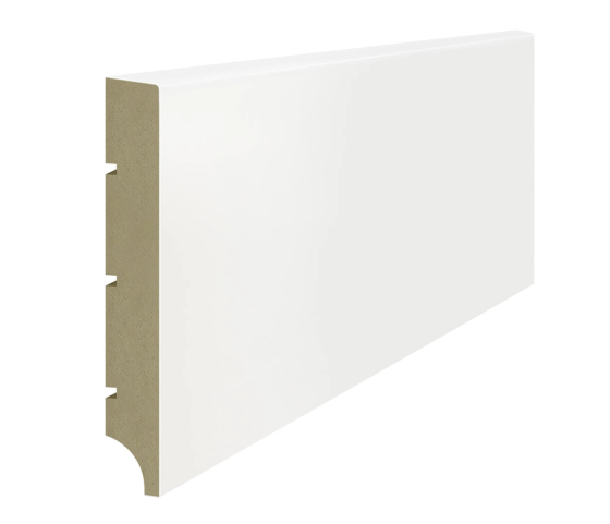 Lagrus STANDARD 120 Listwa MDF Biała RAL 9003; Wymiar: 16x120x2440 mm