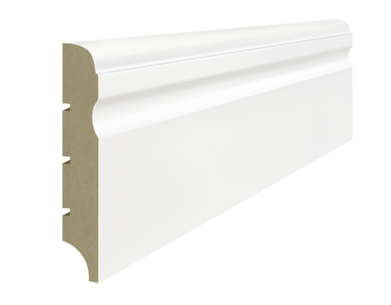 Lagrus ODESSA 100 Listwa MDF Biała RAL 9003; Wymiar: 16x100x2440 mm