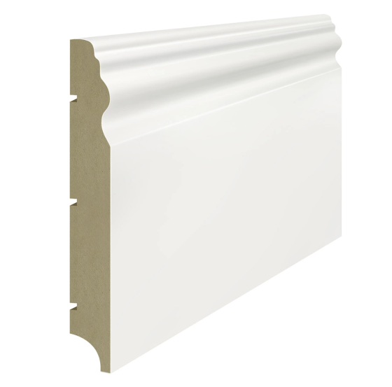 Lagrus LUWR 150 Listwa MDF Biała RAL 9003; Wymiar: 19x150x2440 mm