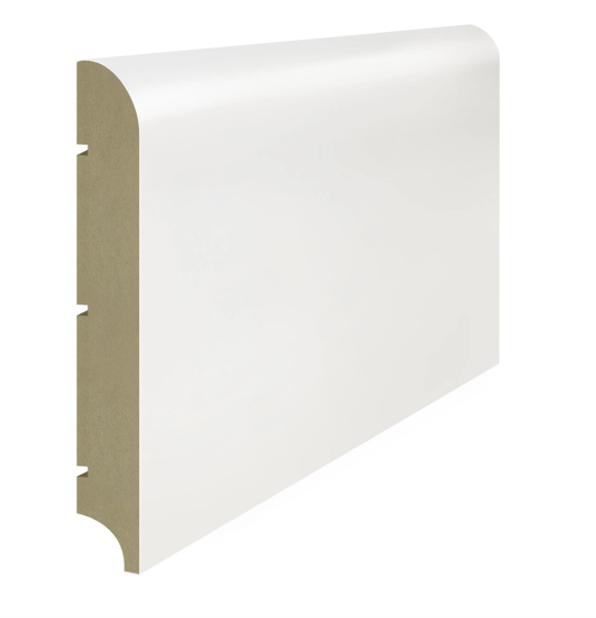 Lagrus LINEA 150 Listwa MDF Biała RAL 9003; Wymiar: 19x150x2440 mm