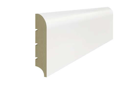 Lagrus LINEA 100 Listwa MDF Biała RAL 9003; Wymiar: 19x100x2440 mm