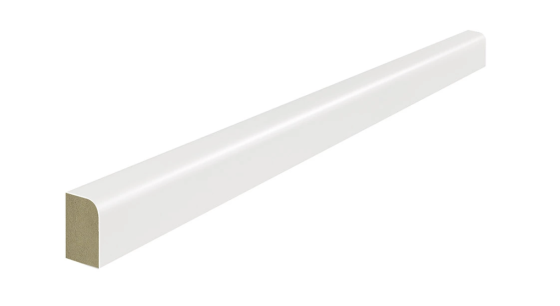 Lagrus ĆWIERĆWAŁEK 12x20 Listwa MDF Biała RAL 9003; Wymiar: 12x20x2440 mm