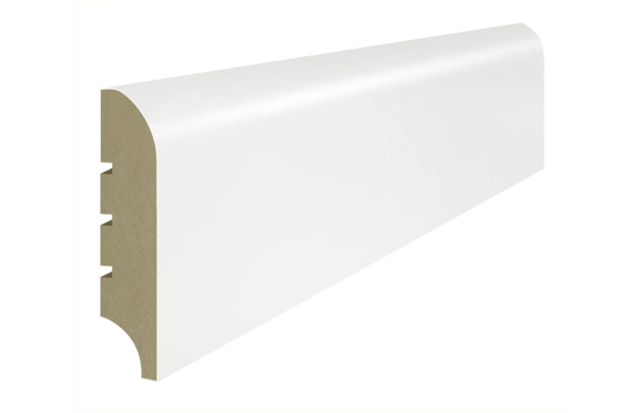 Lagrus CLASSIC R20 Listwa MDF Biała RAL 9003; Wymiar: 16x80x2440 mm