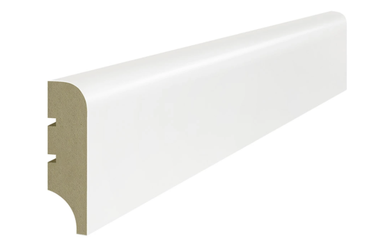 Lagrus BASIC R10 Listwa MDF Biała RAL 9003; Wymiar: 16x60x2440 mm