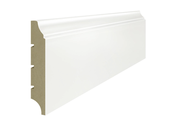 Lagrus WENECJA Listwa MDF Biała RAL 9003; Wymiar: 16x100x2440 mm