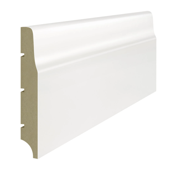 Lagrus OPERA Listwa MDF Biała RAL 9003; Wymiar: 16x120x2440 mm